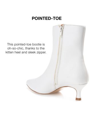 Women's Arely Kitten Heel Pointed Toe Dress Booties