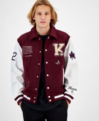 KuwallaTee - Men's Varsity 2.0 Regular-Fit Embroidered Jacket