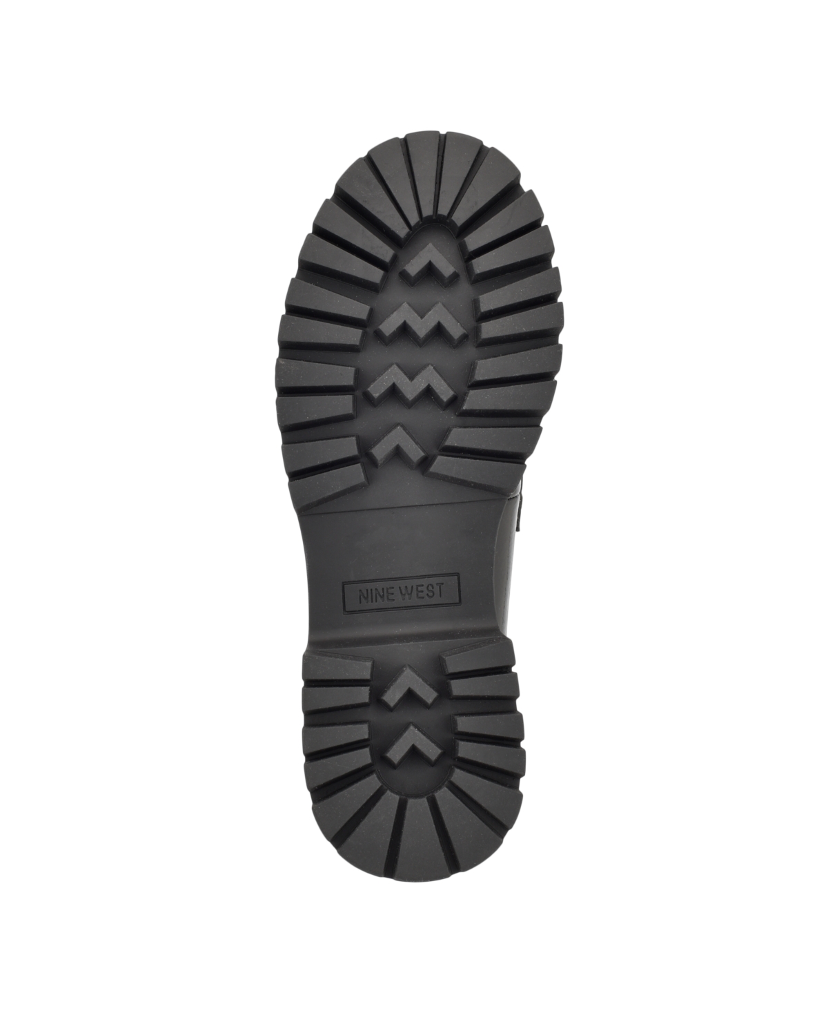 Nine West Gables Lug Loafer In Black Patent