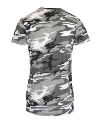 Men's Camo Printed Short Sleeve Crew Neck T-shirt