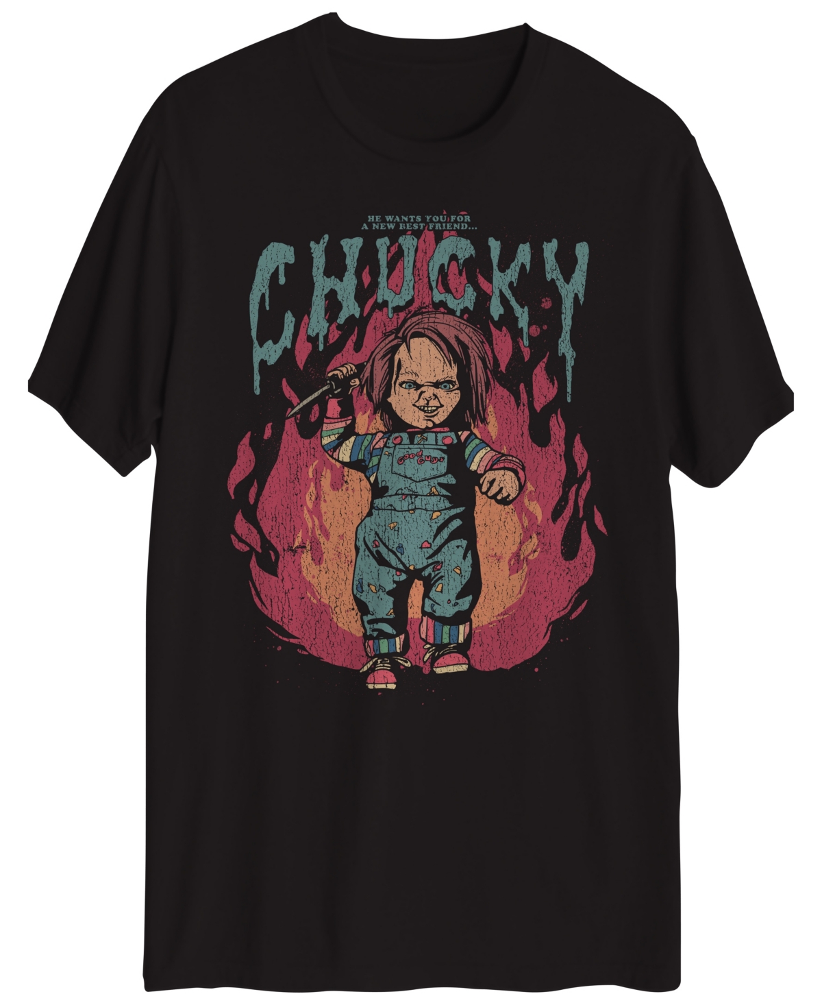 Men's Chucky Short Sleeve T-shirt - Black