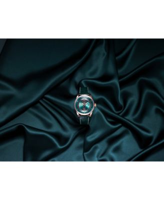 Eco-Drive Men's Marvel Loki Green Leather Strap Watch 45mm