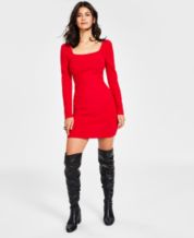 NY Collection Cable Knit Bodycon Sweater Dress, $60, Macy's