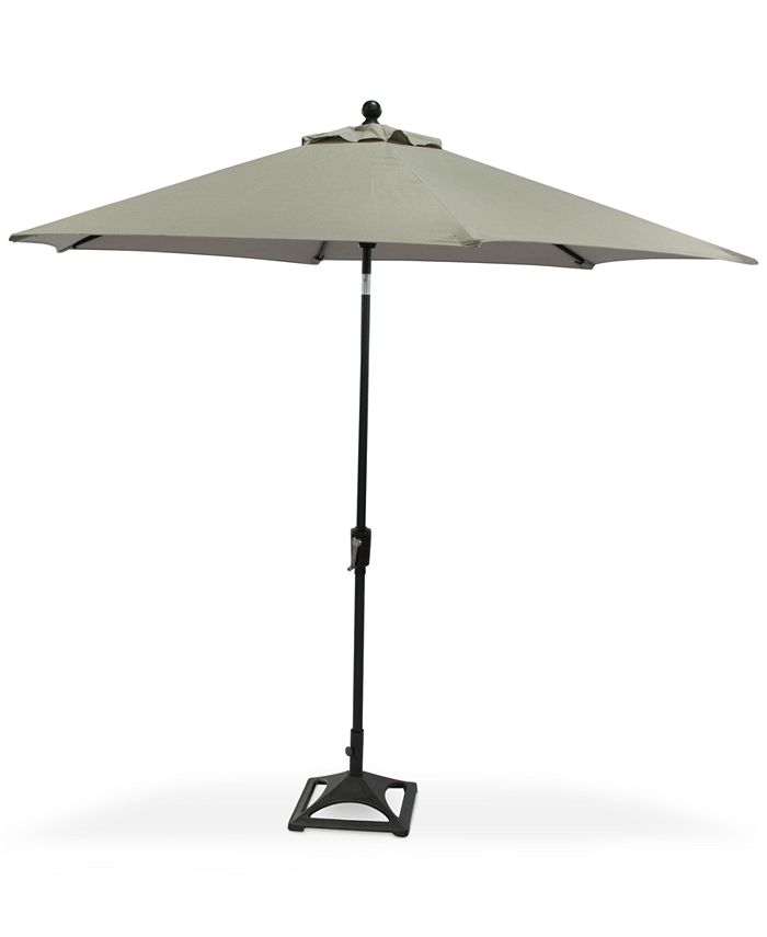 Agio Marlough II Outdoor 9' Umbrella with Base, Created for Macy's Macy's