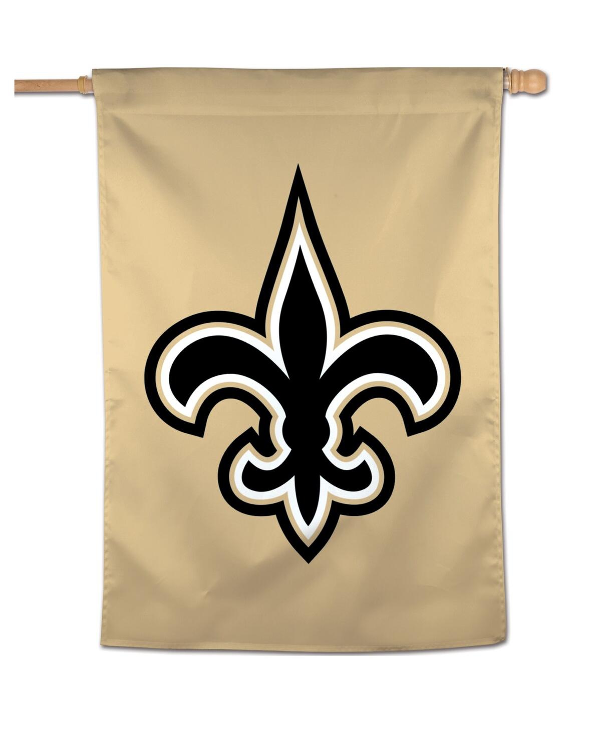 Wincraft New Orleans Saints 28" X 40" Large Logo Single-sided Vertical Banner In Cream,black