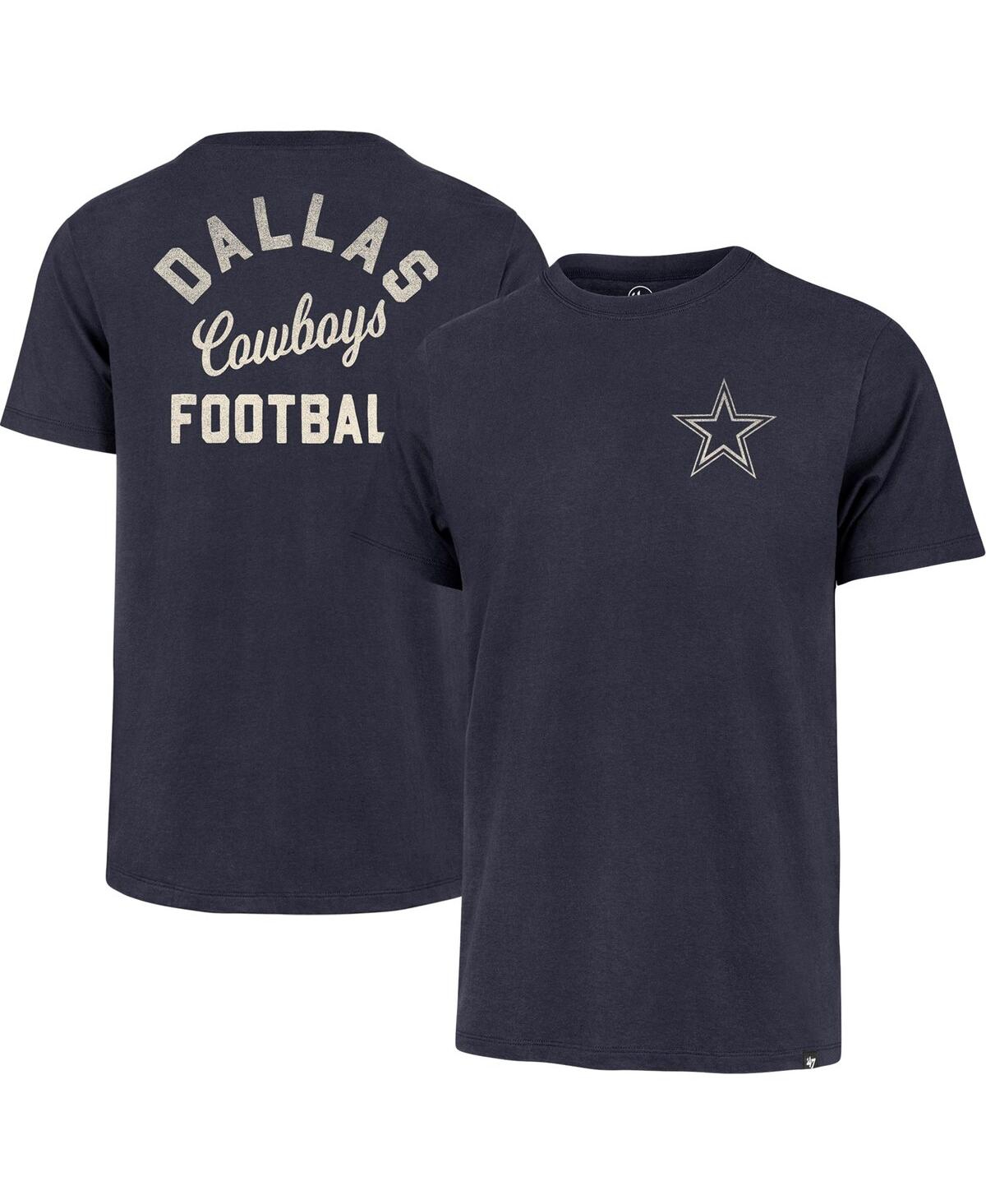 47 Brand Men's ' Navy Dallas Cowboys Turn Back Franklin T-shirt