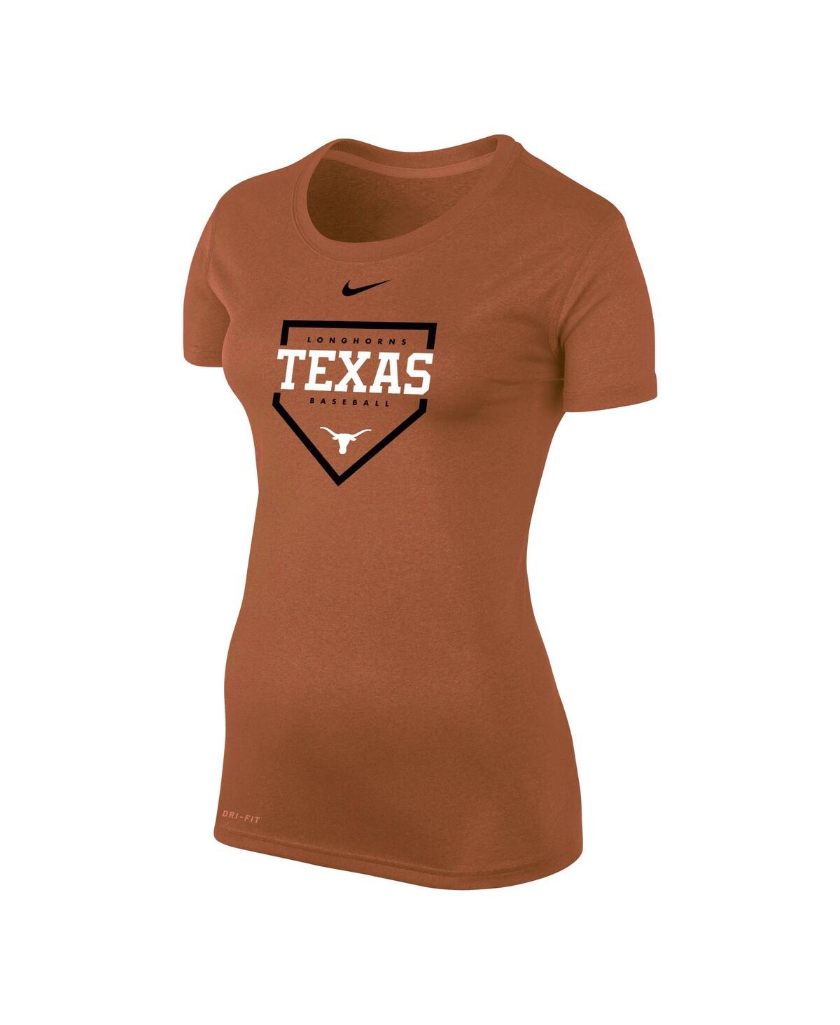 Nike Men's  Texas Orange Texas Longhorns Baseball Home Plate Performance T-shirt