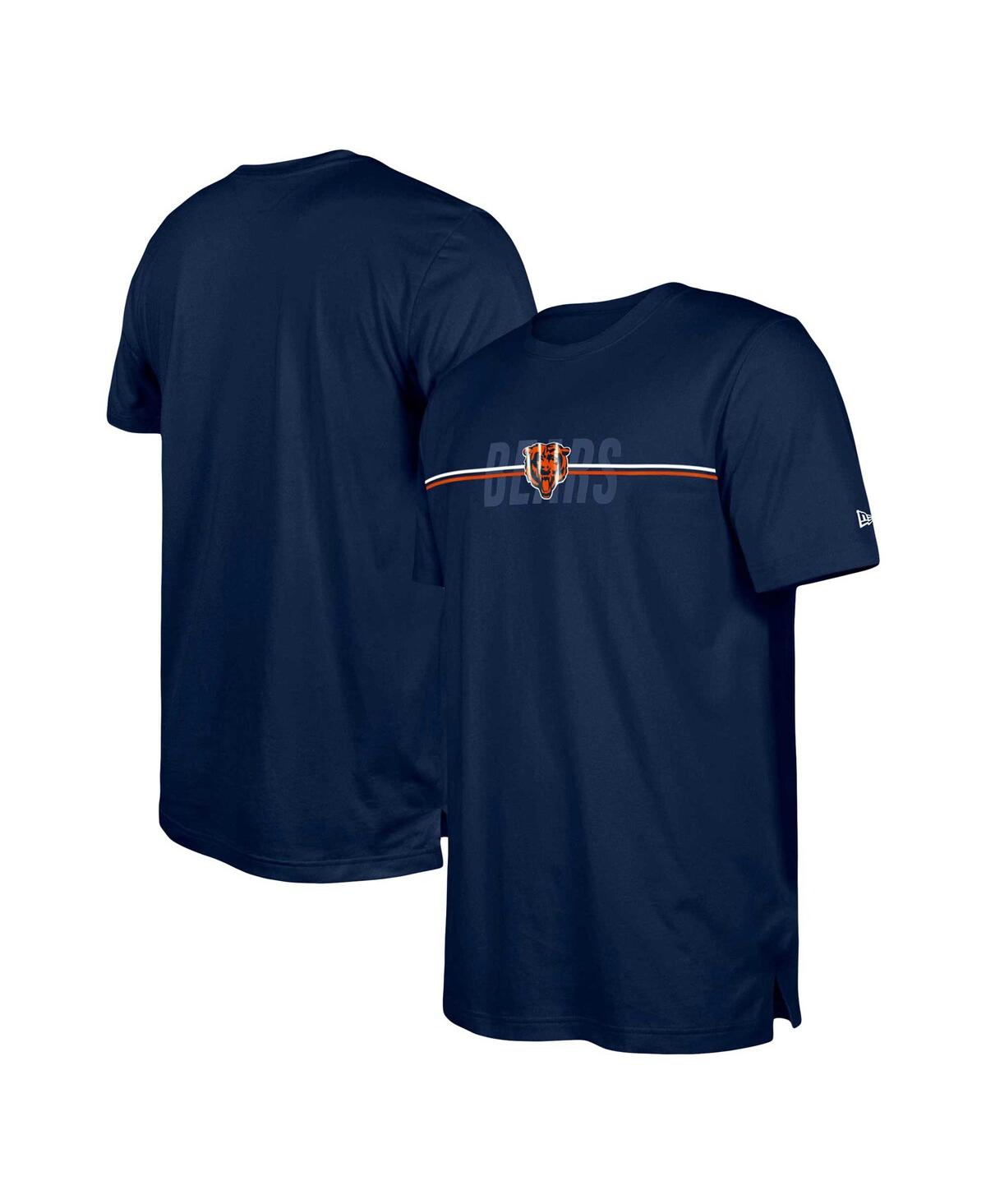 Shop New Era Men's  Navy Chicago Bears 2023 Nfl Training Camp T-shirt