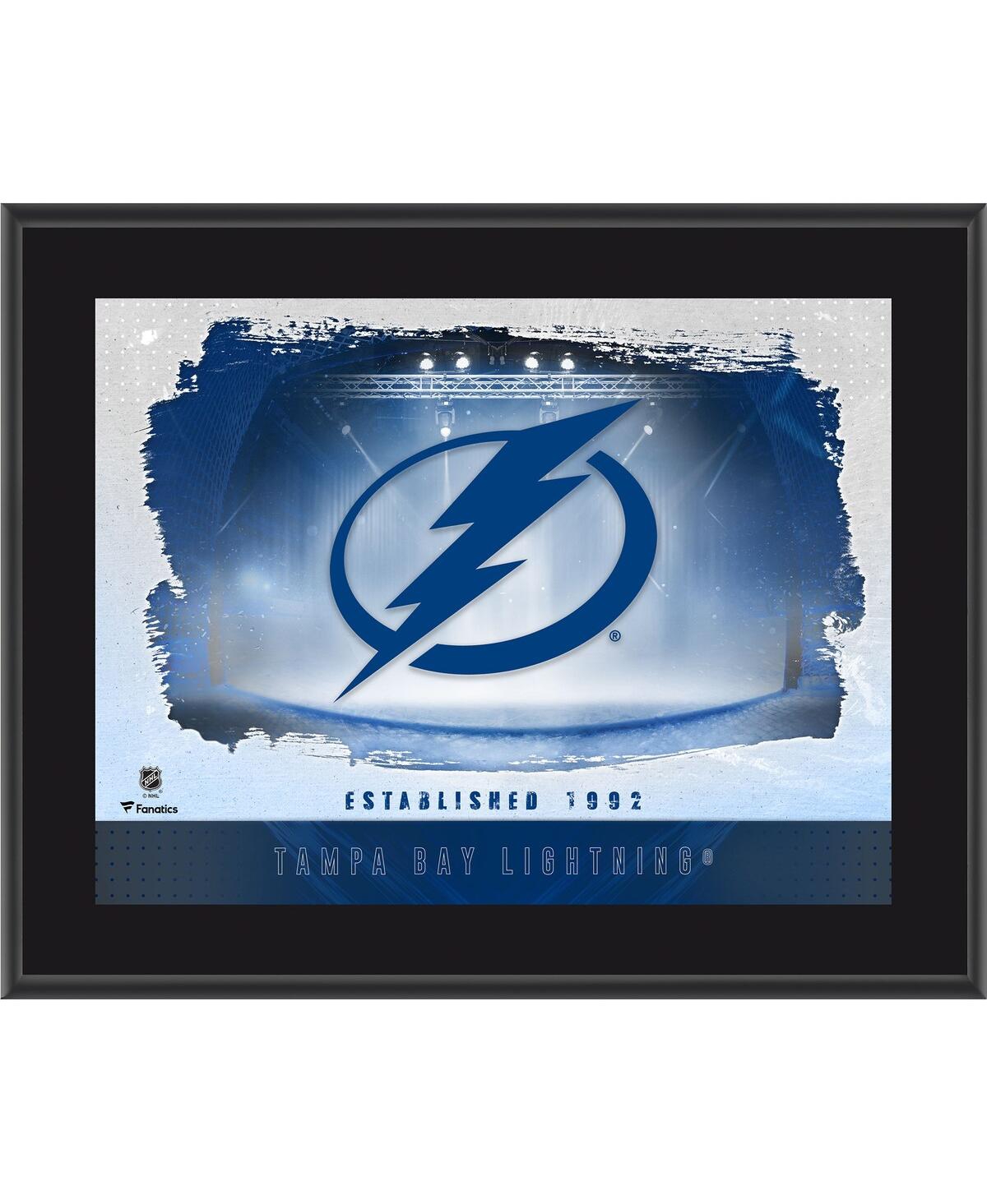 Fanatics Authentic Tampa Bay Lightning  10.5'' X 13'' X 1'' Sublimated Horizontal Logo Team Plaque In Multi