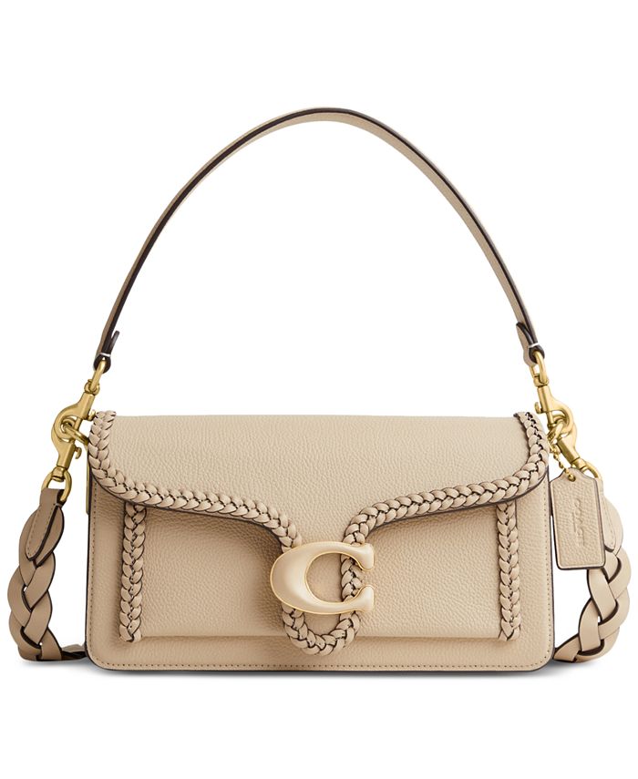 Coach Pillow Tabby Shoulder Bag 18 Metallic Silver in Calfskin Leather with  Brass-tone - US