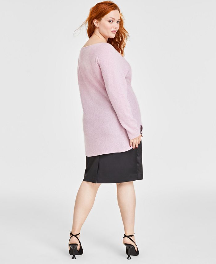 Macys plus 2024 size cashmere