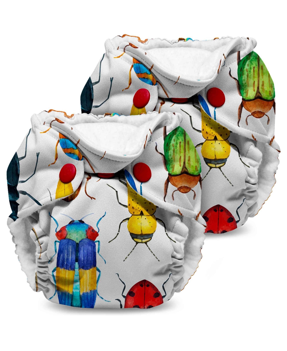 Kanga Care Baby Boys Lil Joey Newborn All in One Aio Cloth Diaper (2pk)
