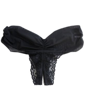 Hanky Panky - After Midnight Retro Mesh Open Panel Thong 9K1974