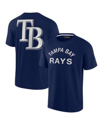 Men's and Women's Navy Tampa Bay Rays Super Soft Short Sleeve T-shirt