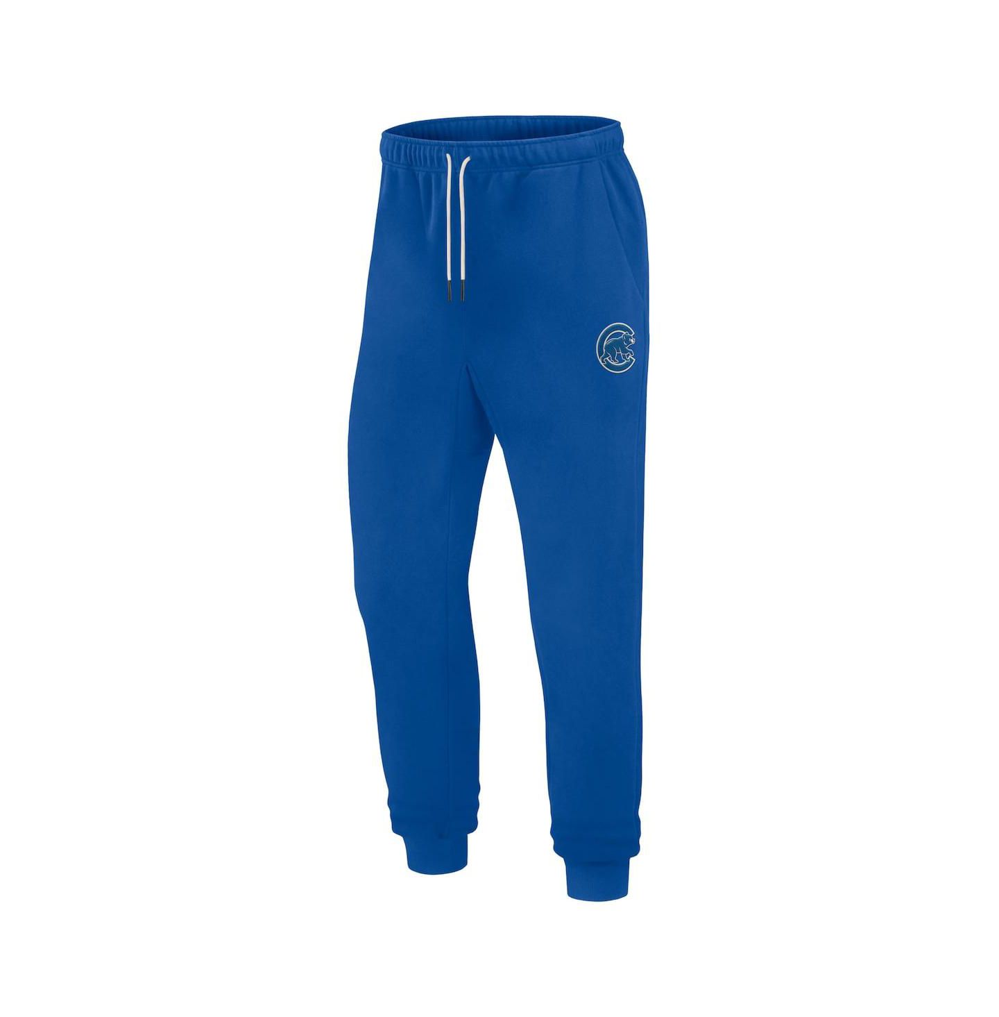 Брюки Fanatics Signature Royal Chicago Cubs Super Soft Fleece Jogger — фото 4
