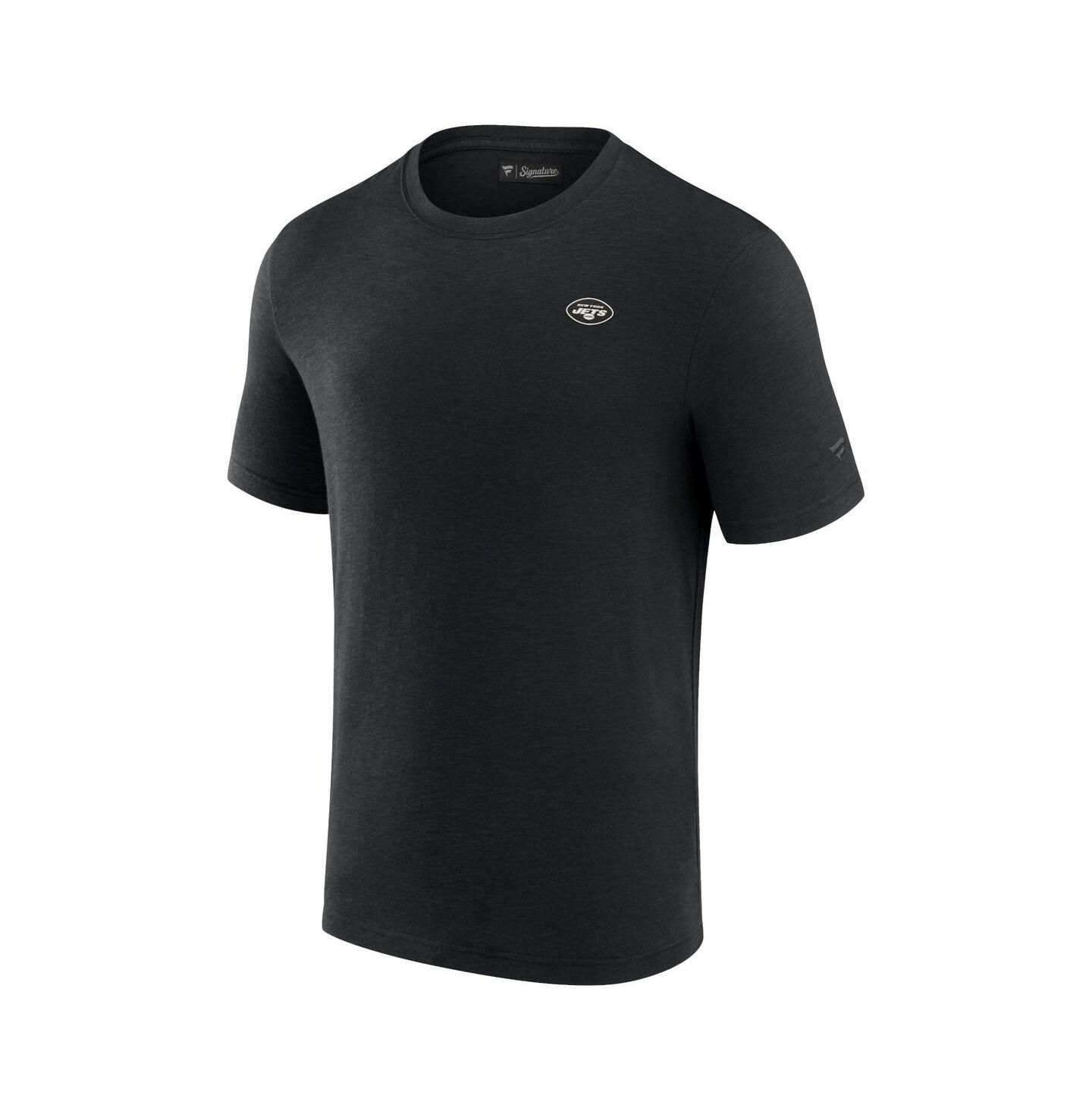 Мужская футболка Fanatics Signature Black New York Jets Modal Short Sleeve — фото 4