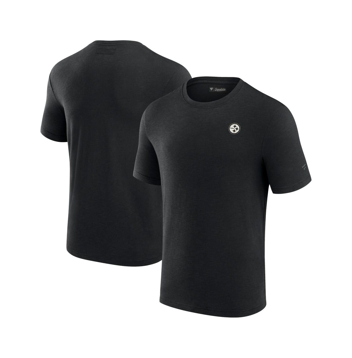 Мужская футболка Fanatics Signature Black Pittsburgh Steelers Modal Short Sleeve — фото 1