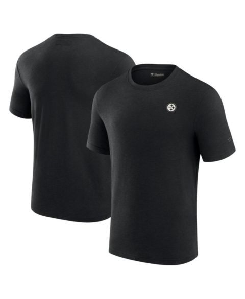 Мужская футболка Fanatics Signature Black Pittsburgh Steelers Modal Short Sleeve