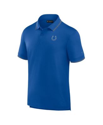Men's Royal Indianapolis Colts Pique Polo Shirt