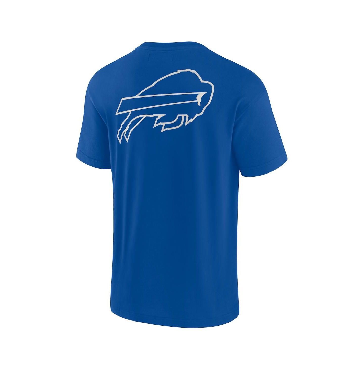 Футболка Fanatics Signature Royal Buffalo Bills Super Soft Short Sleeve — фото 3