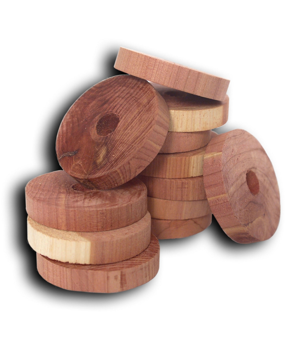 Shop Household Essentials Cedar Rings 20 Piece Set In Natural