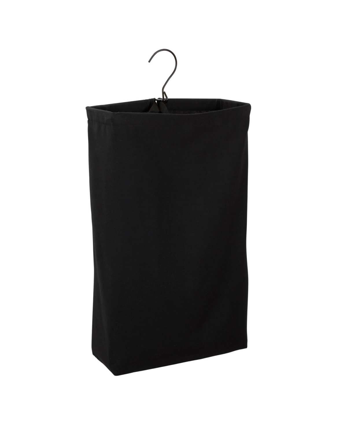 Hanging Doorknob Laundry Bag - Black