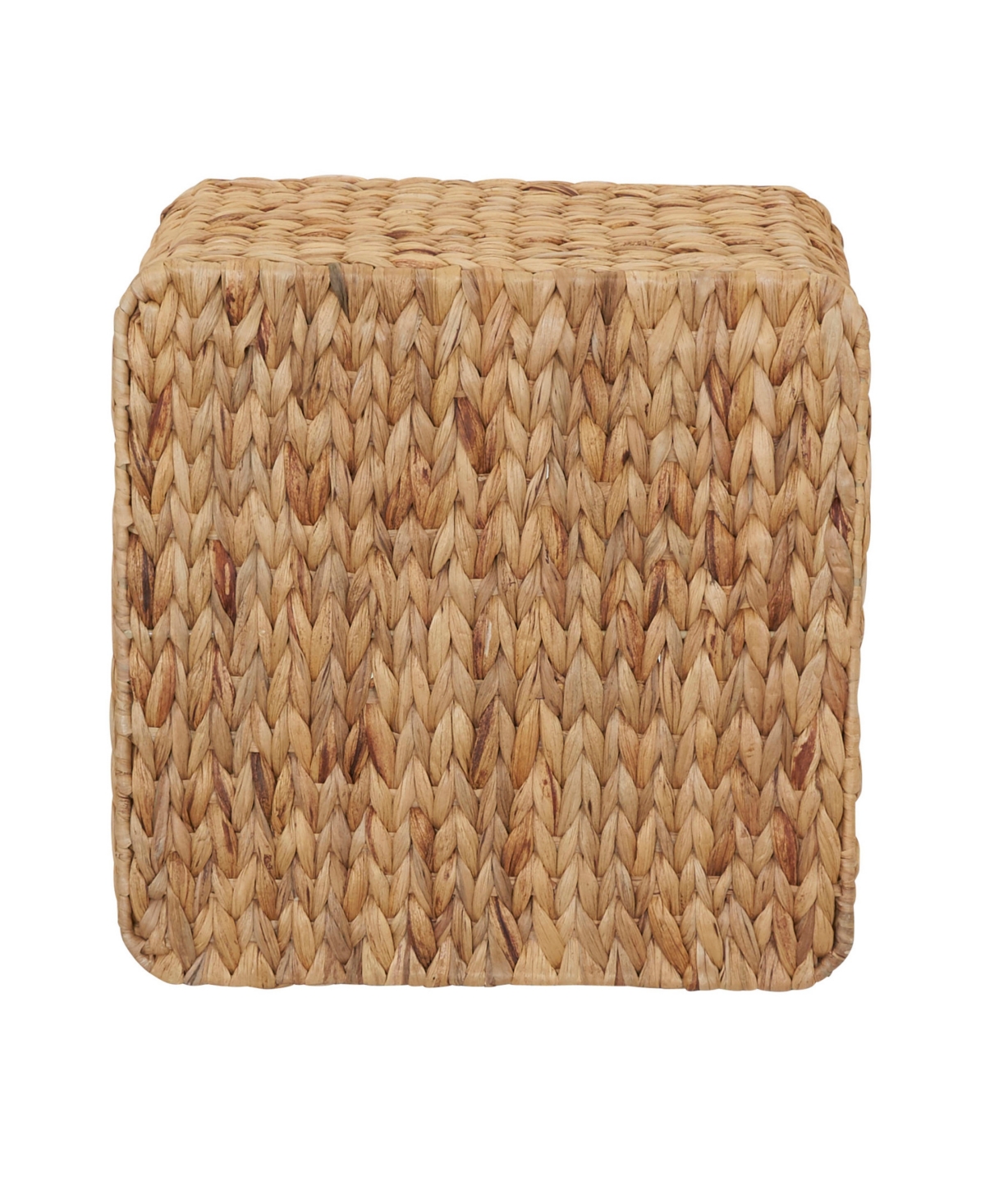 Shop Household Essentials Hyacinth Storage Cube In Natural