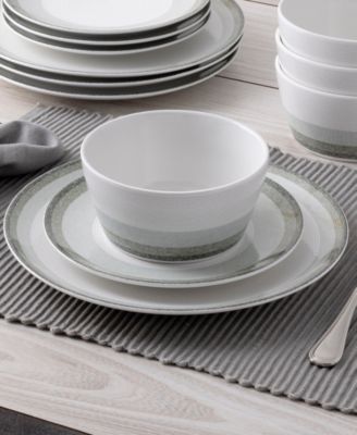 Colorscapes Layers 12 Piece Coupe Dinnerware Set
