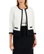 Kasper White Womens Blazers Blazer Jackets Macy s