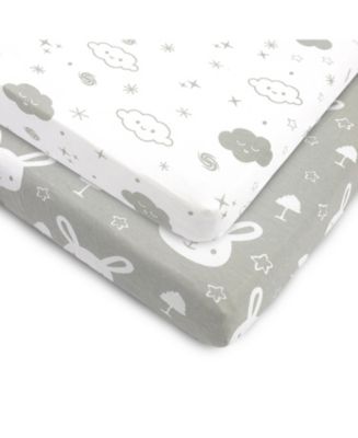 Bublo Baby Baby Pack and Play Fitted Sheet, Portable Pack N Plays Mini