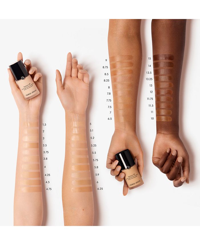 Giorgio armani luminous 2025 silk foundation macy's