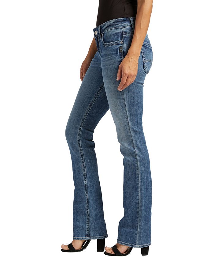 Silver Jeans Co. Women's Britt Low Rise Slim Bootcut Jeans - Macy's