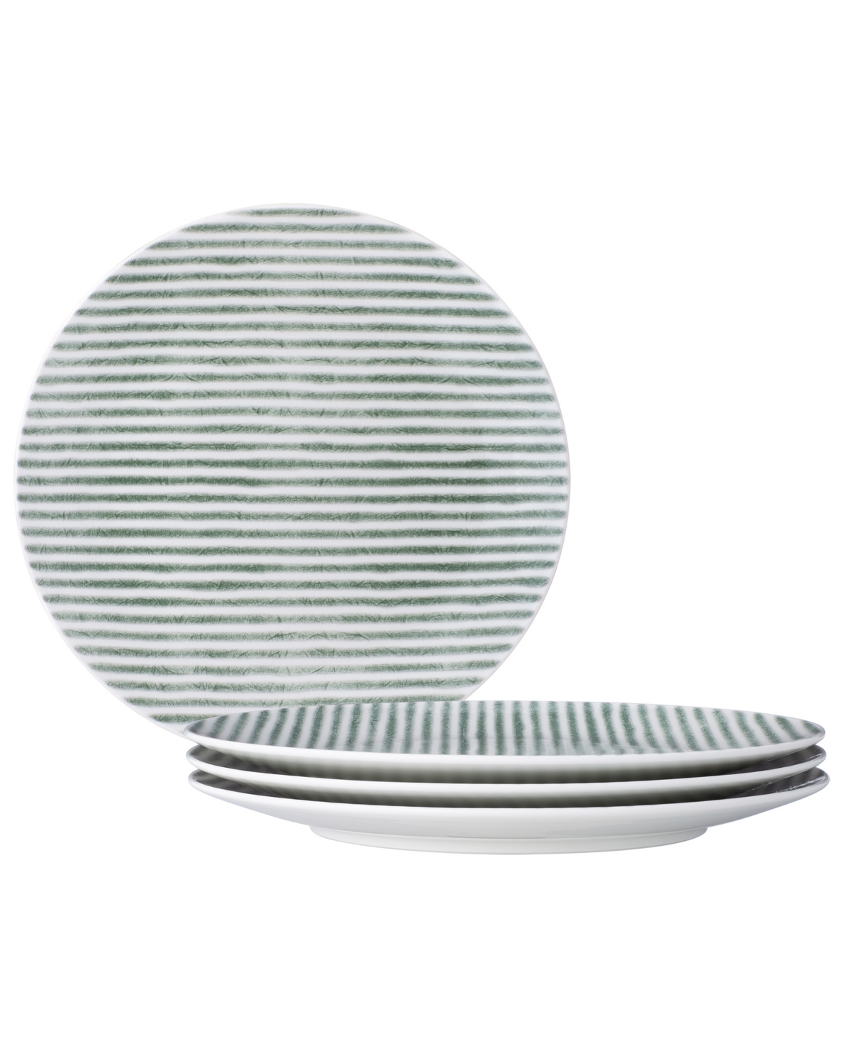 Noritake Hammock Stripes Coupe Salad Plates, Set of 4