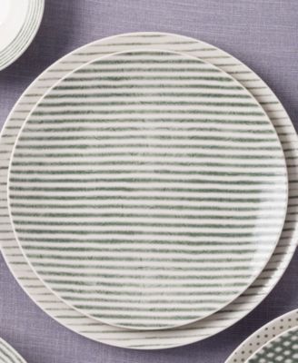 Hammock Stripes Coupe Salad Plates, Set of 4