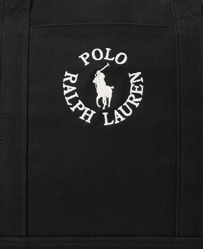Polo Ralph Lauren Men's Logo-Embroidered Canvas Duffel Bag - Macy's