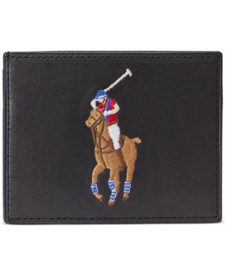 Polo Ralph Lauren - Men's Big Pony Leather Card Case