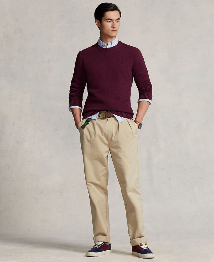 Polo Ralph Lauren Men's Cotton Crewneck Sweater - Macy's