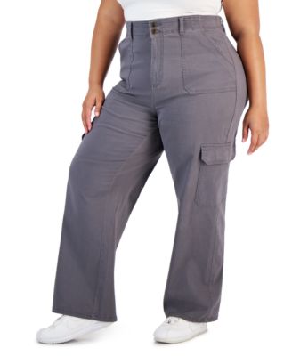 Celebrity Pink - Plus Size Relaxed-Fit Straight-Leg Cargo Pants