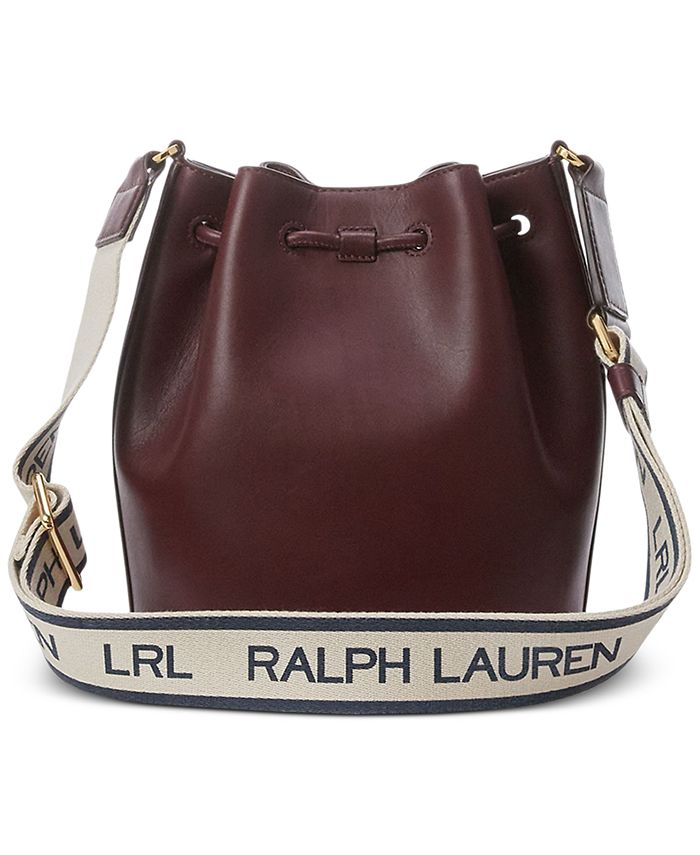 Lauren Ralph Lauren Andie Medium Leather Drawstring Bag Macy's