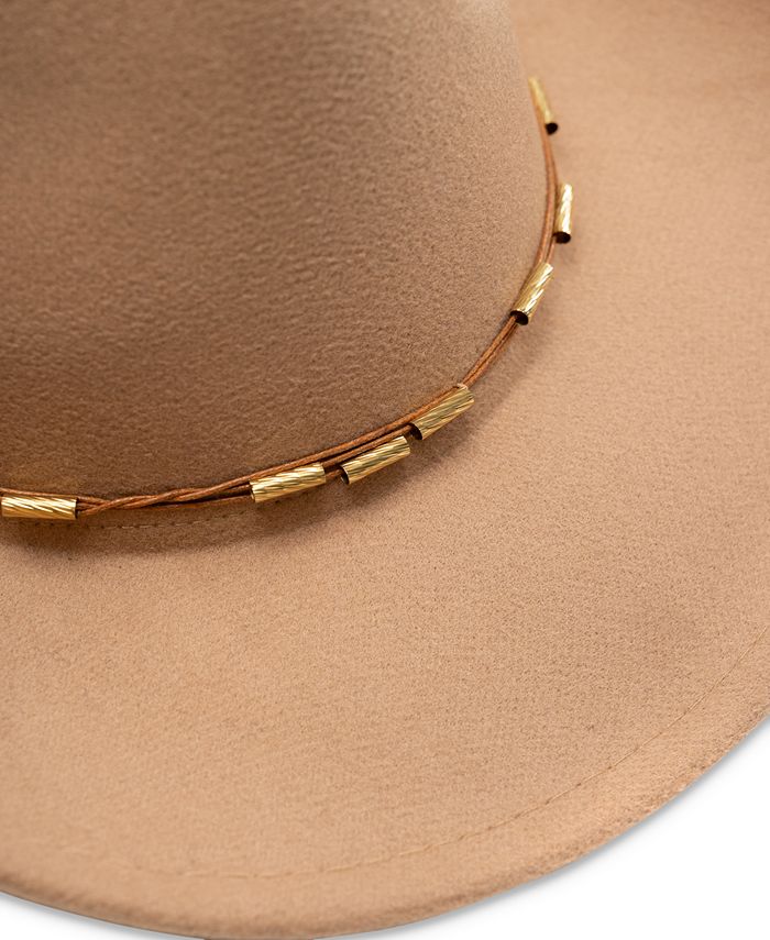 Vince Camuto Women's BeadedTrim Cowboy Hat Macy's