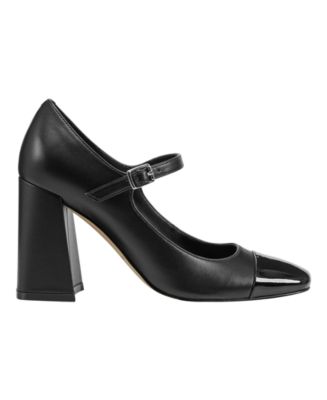 Women's Charine Square Toe Block Heel Dress Pumps