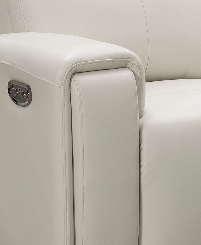 Abbyson Living Kelly Leather Power Recliner with Power Headrest Macy's