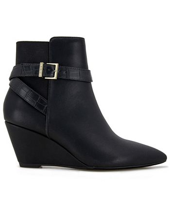 Kenneth cole top wedge boots