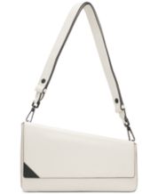 NEW W/Out Tags Calvin Klein Women's White Brown Tan Logo Handbag Purse