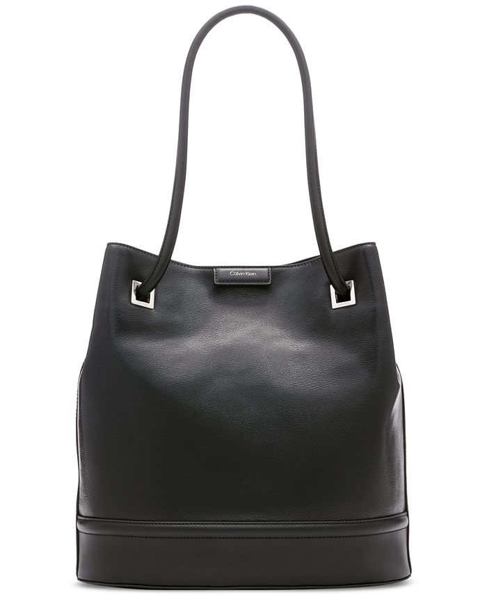 Calvin Klein Ash Tote with Magnetic Snap - Macy's