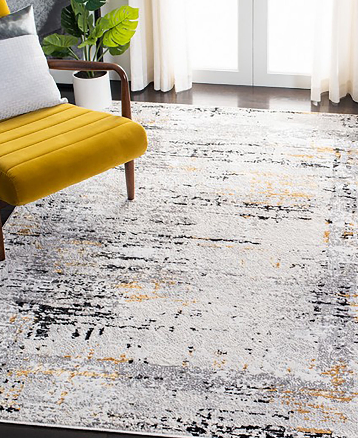 Safavieh Amelia ALA271 x Area Rug - Gold