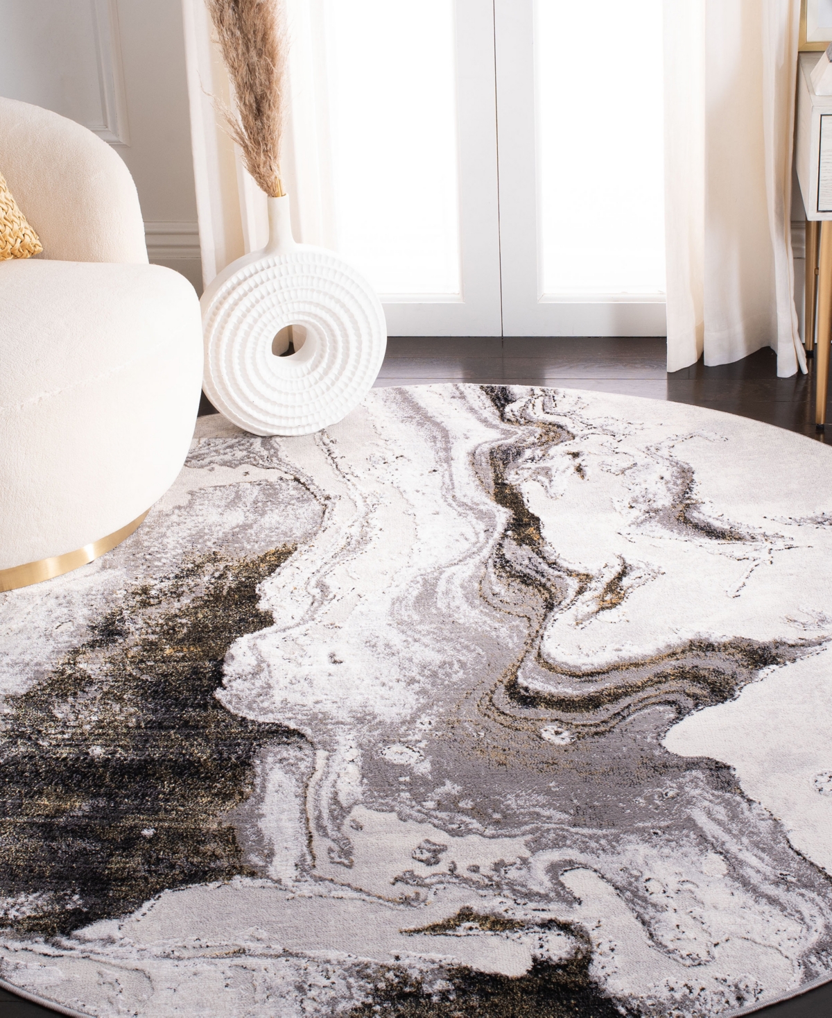 Safavieh Amelia ALA277 x Area Rug - Gold