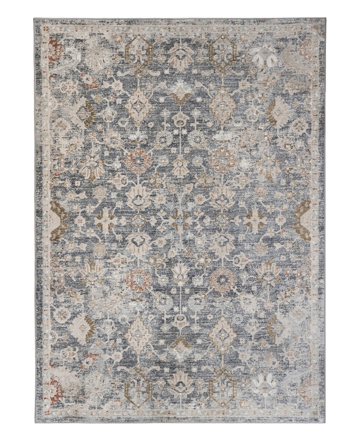 Amer Rugs Fairmont FAI9 7'10in x 10'10in Area Rug - Charcoal