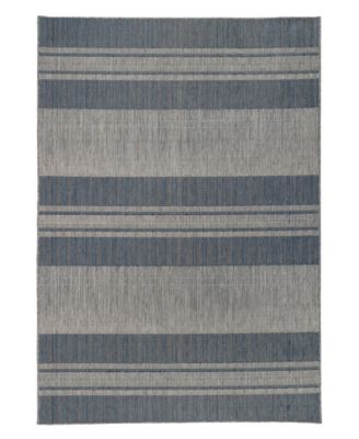Amer Rugs Maryland Indoor Outdoor Mry6 Area Rug In Blue