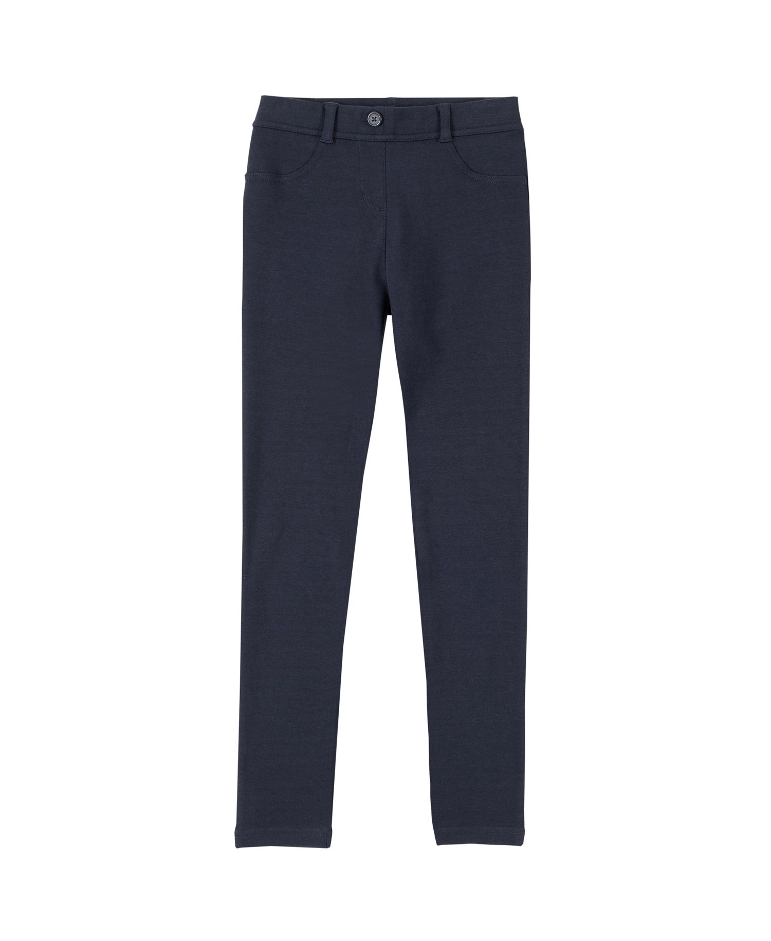 Plus Girls Uniform Knit Jeggings